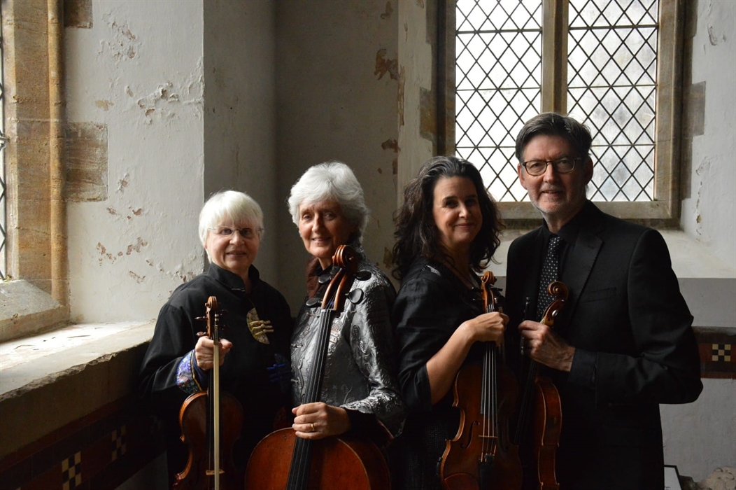 Official artwork for String Quartet Concert in Totnes