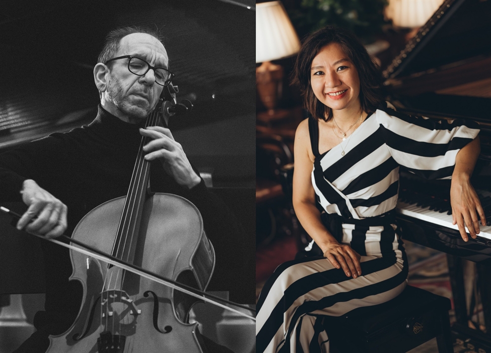 Official artwork for Robert Cohen and Dina Duisen, Cello & Piano