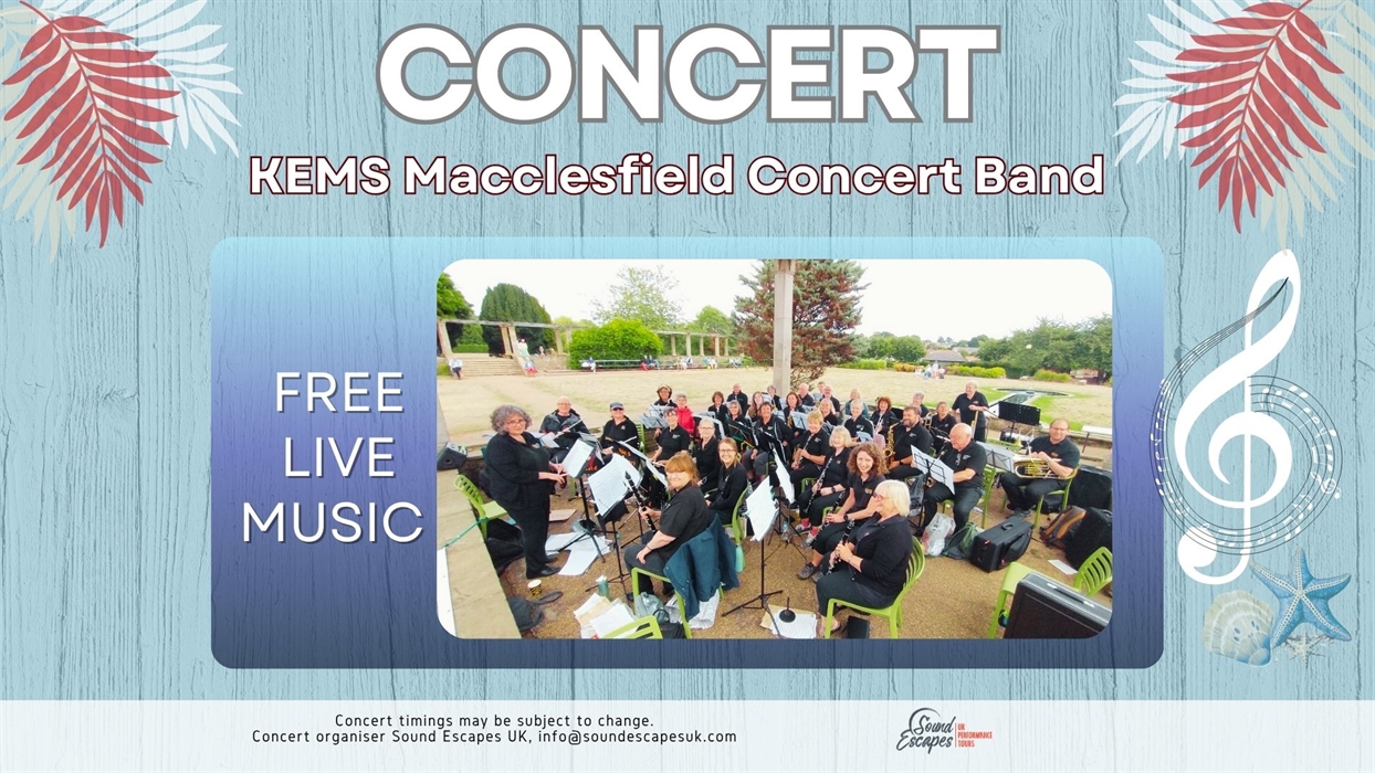Official artwork for Concert - KEMS Macclesfield Concert Band on tour!