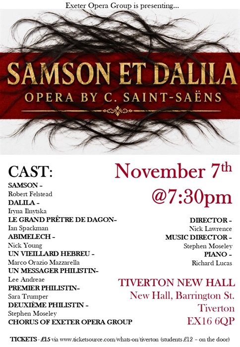 Official artwork for C. Saint-Saens - Opera 'Samson et Dalila'