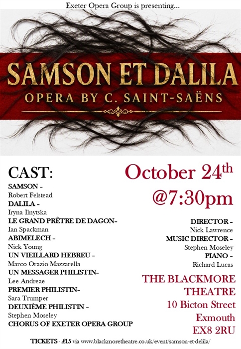 Official artwork for C. Saint-Saens - Opera 'Samson et Dalila'