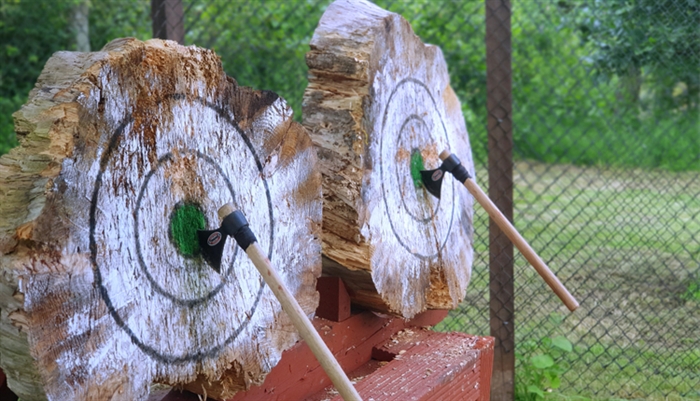 Viking Games at Norse Hawk Axe Throwing provide fun and adventure - Devon  Live